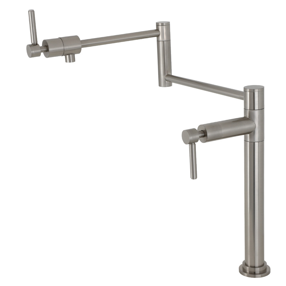 Picture of Kingston Brass KS4708DL 20.13 in. Concord Deck Mount Pot Filler, Brushed Nickel