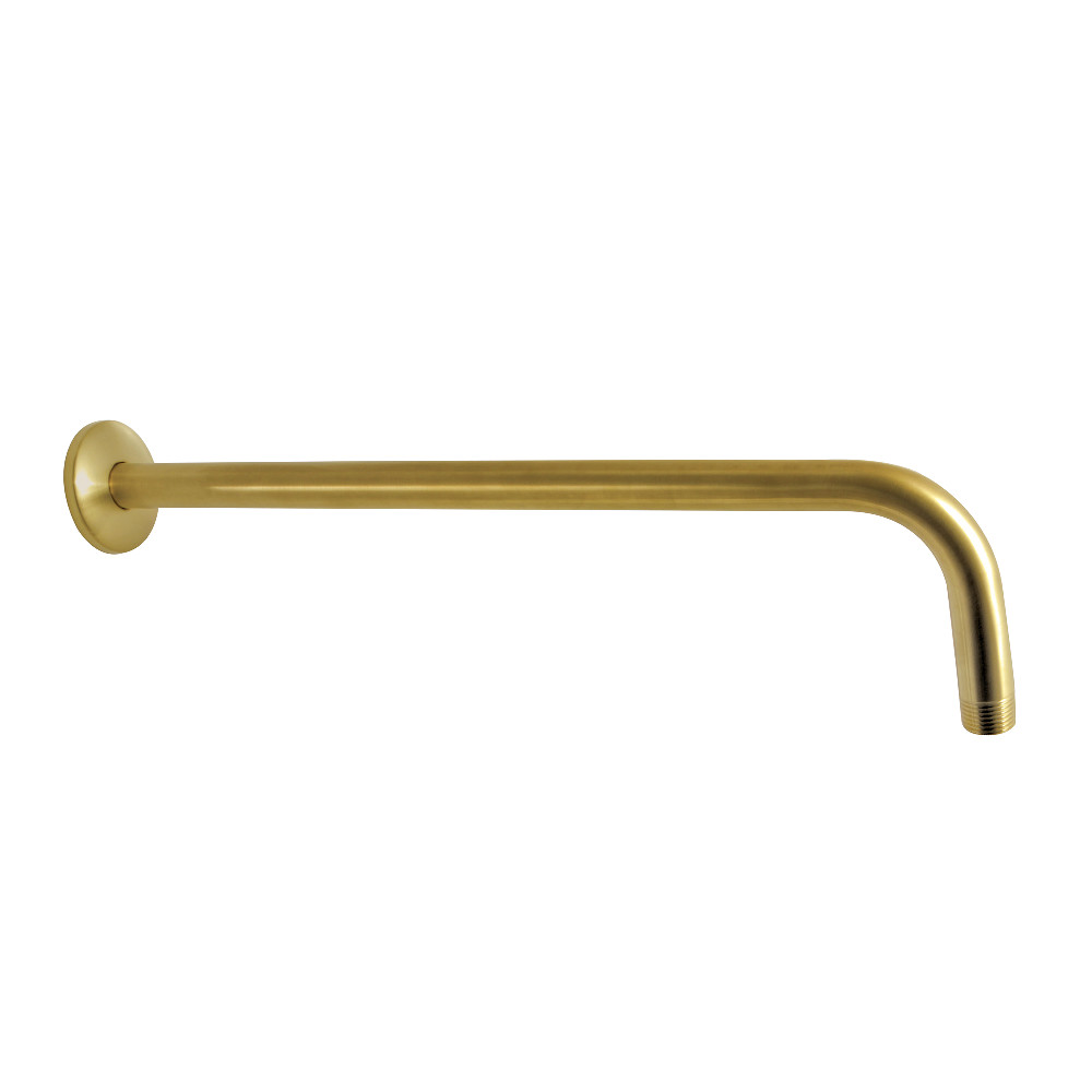 K117A7 17 in. Claremont Rain Drop Shower Arm, Brushed Brass