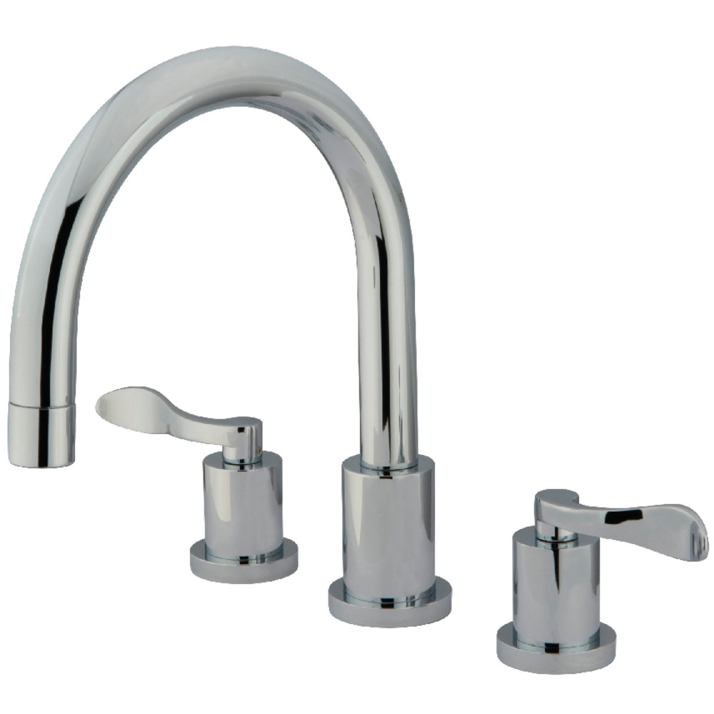 2.38 in. NuWave French Roman Tub Faucet, Polished Chrome -  FurnOrama, FU3015573