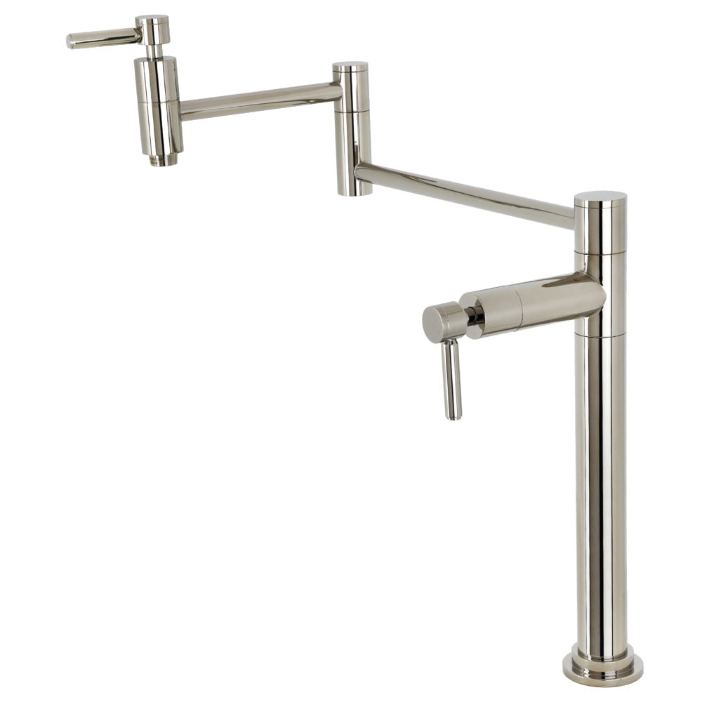 18.25 in. Concord Deck Mount Pot Filler, Polished Nickel -  KitchenCuisine, KI3013758