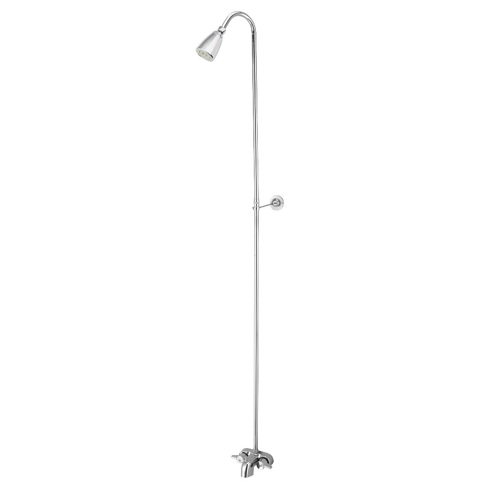 Picture of Kingston Brass CC3121 6 in. Heavy Duty Convert-A-Shower, Polished Chrome