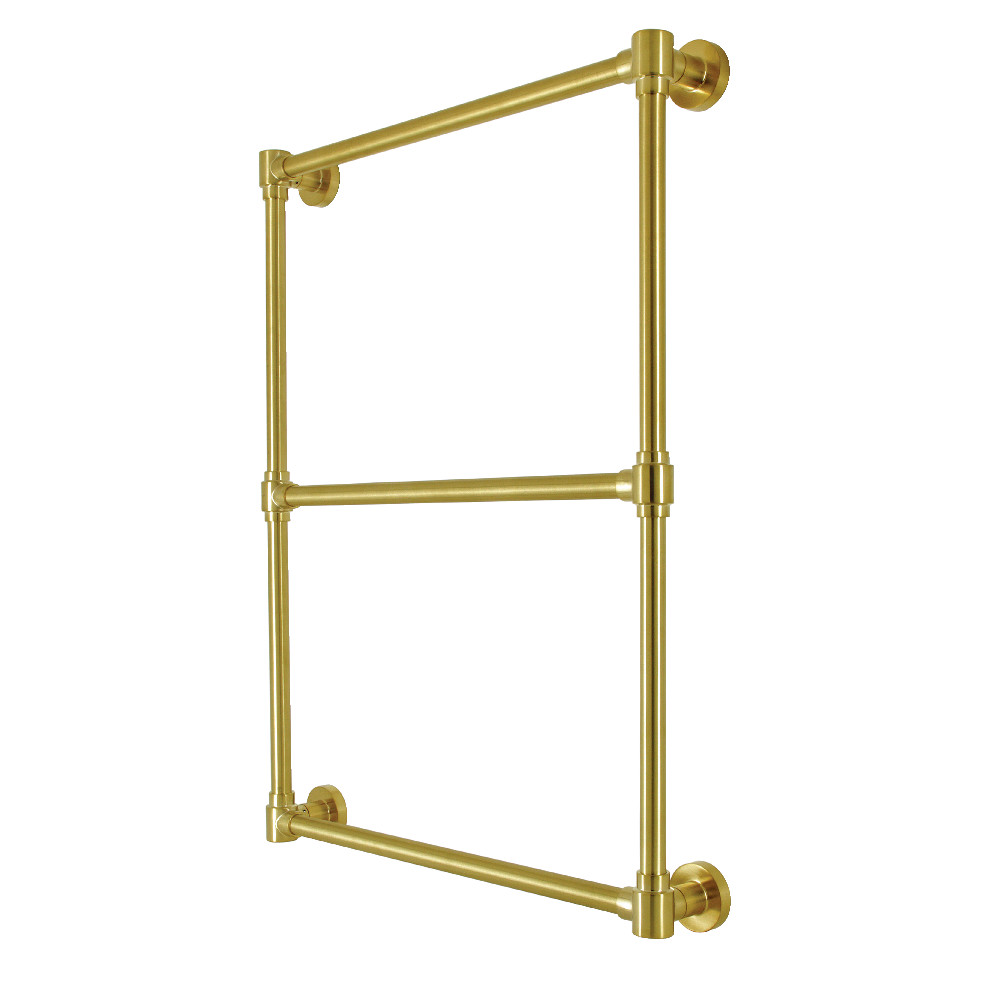 DTM322437 24 x 32 in. Gallant Wall Mount Towel Rack, Brushed Brass