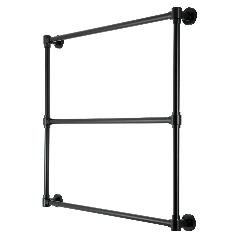 36 x 32 in. Gallant Wall Mount Towel Rack, Matte Black