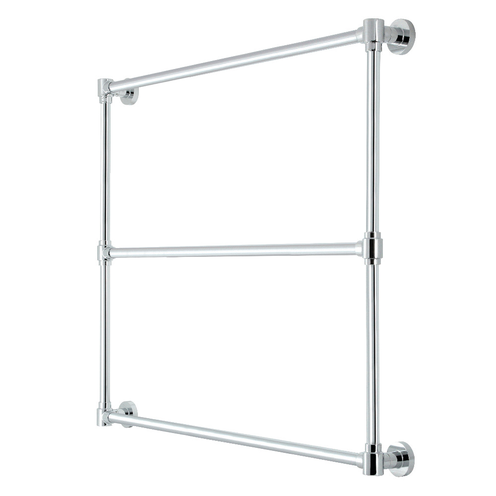 36 x 32 in. Gallant Wall Mount Towel Rack, Polished Chrome