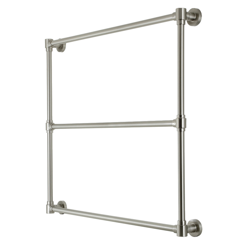 36 x 32 in. Gallant Wall Mount Towel Rack, Brushed Nickel