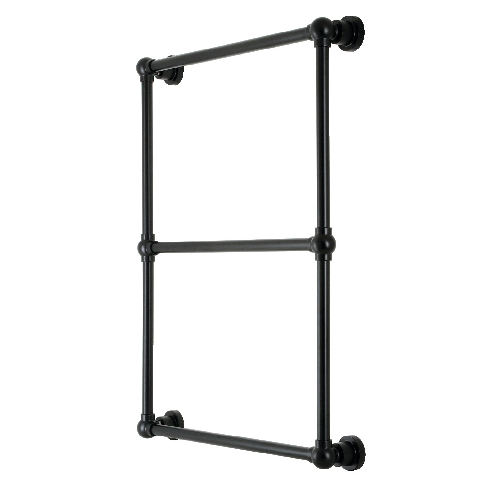 24 x 32 in. Palatine Wall Mount Towel Rack, Matte Black