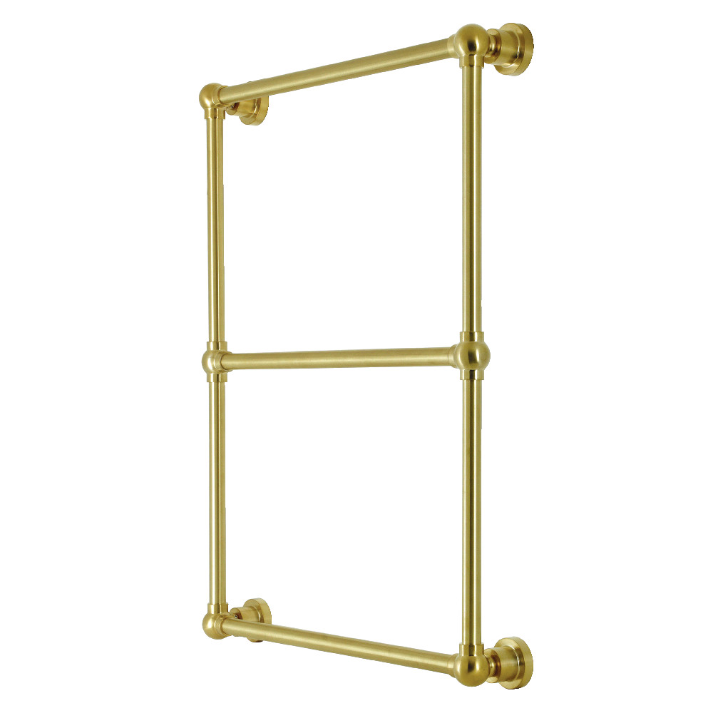 24 x 32 in. Palatine Wall Mount Towel Rack, Brushed Brass