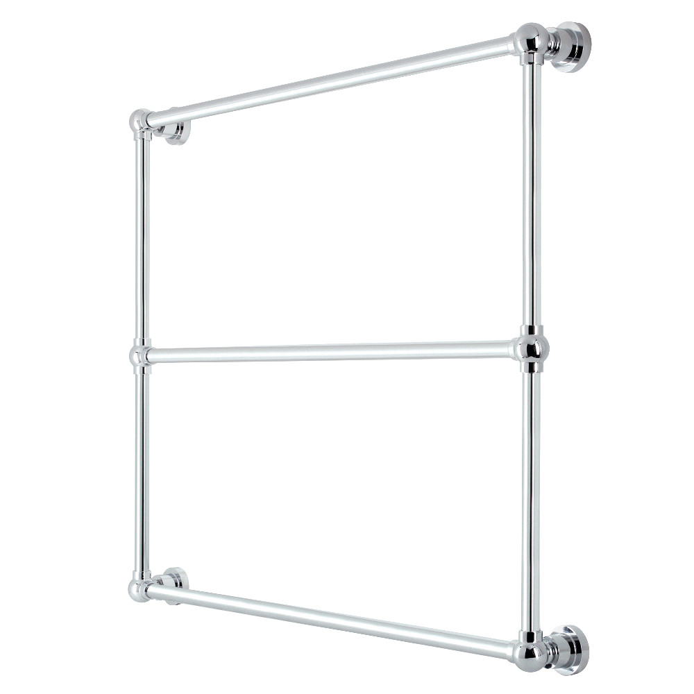 36 x 32 in. Palatine Wall Mount Towel Rack, Polished Chrome