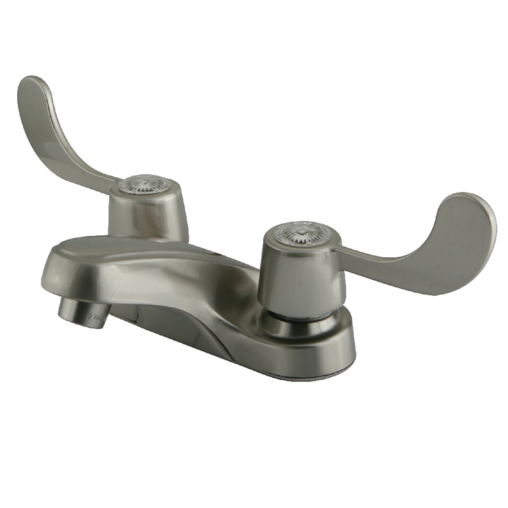 4 in. Centerset Bathroom Faucet, Brushed Nickel