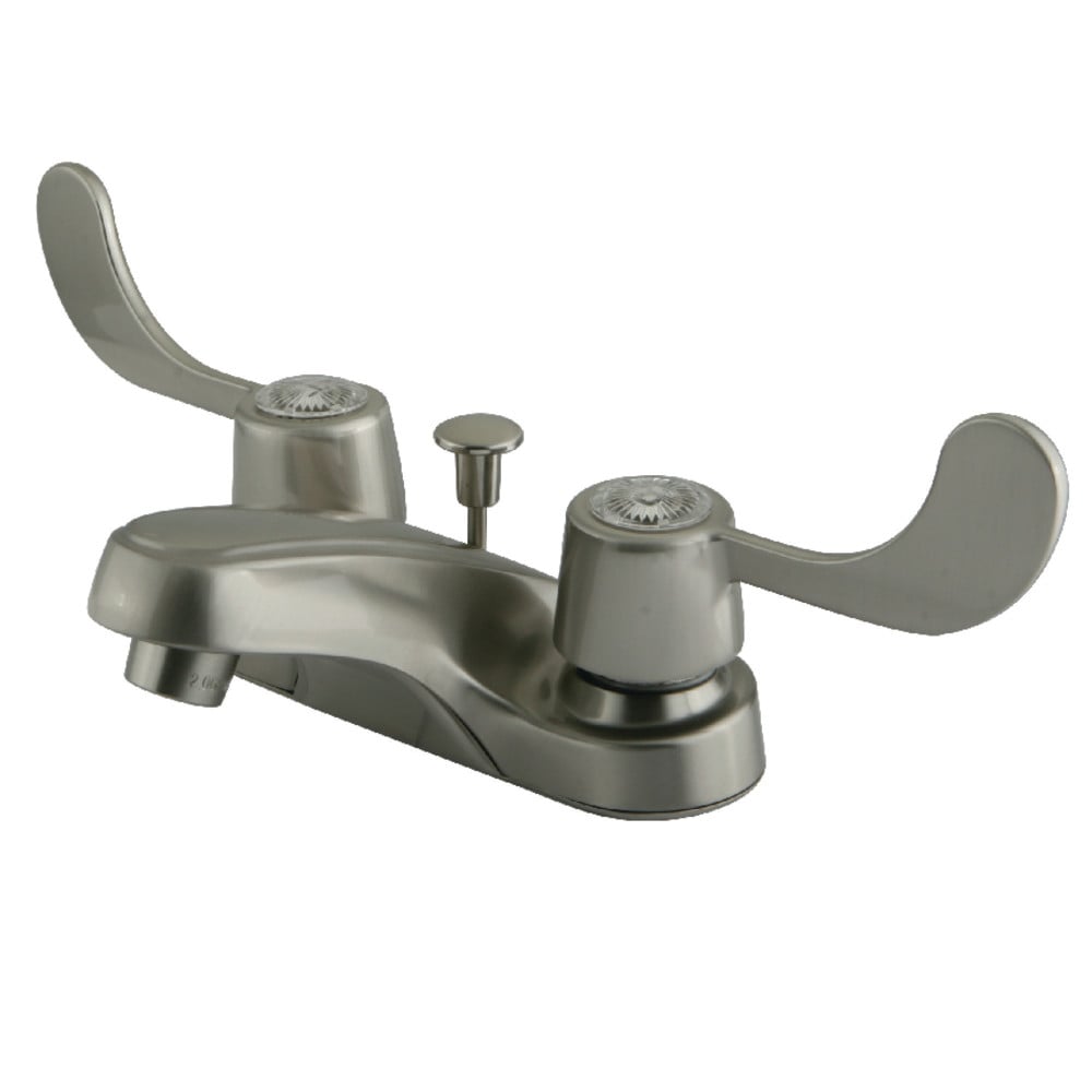 4 in. Centerset Bathroom Faucet, Brushed Nickel