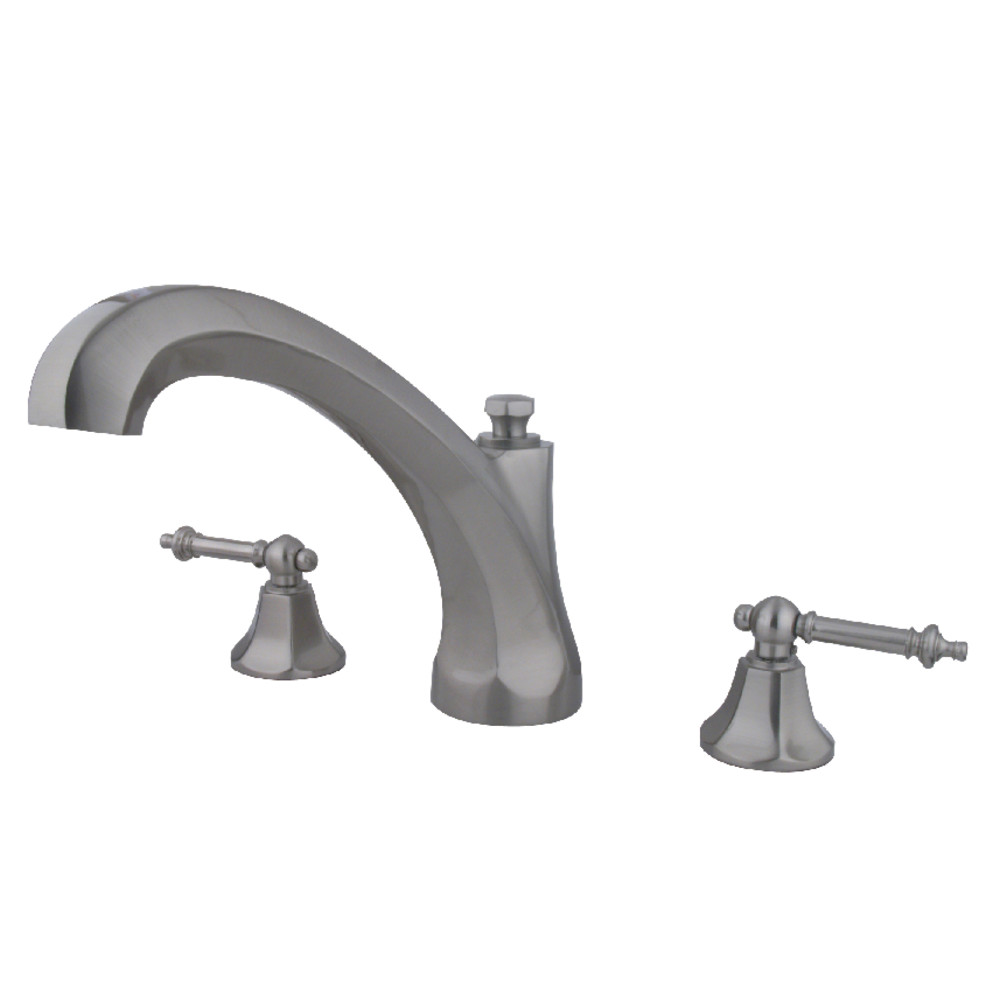 KS4328TL 2.88 in. Metropolitan Roman Tub Faucet, Brushed Nickel -  Kingston Brass