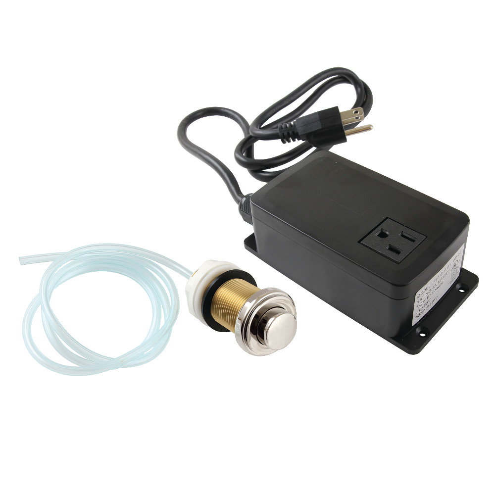 KASK216 3.75 in. Trimscape Single Outlet Garbage Disposal Air Switch Kit, Polished Nickel