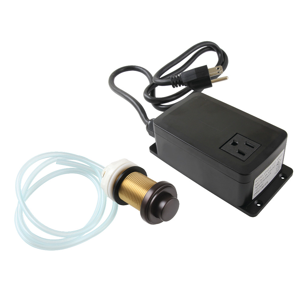 KASK215 3.75 in. Trimscape Single Outlet Garbage Disposal Air Switch Kit, Oil Rubbed Bronze