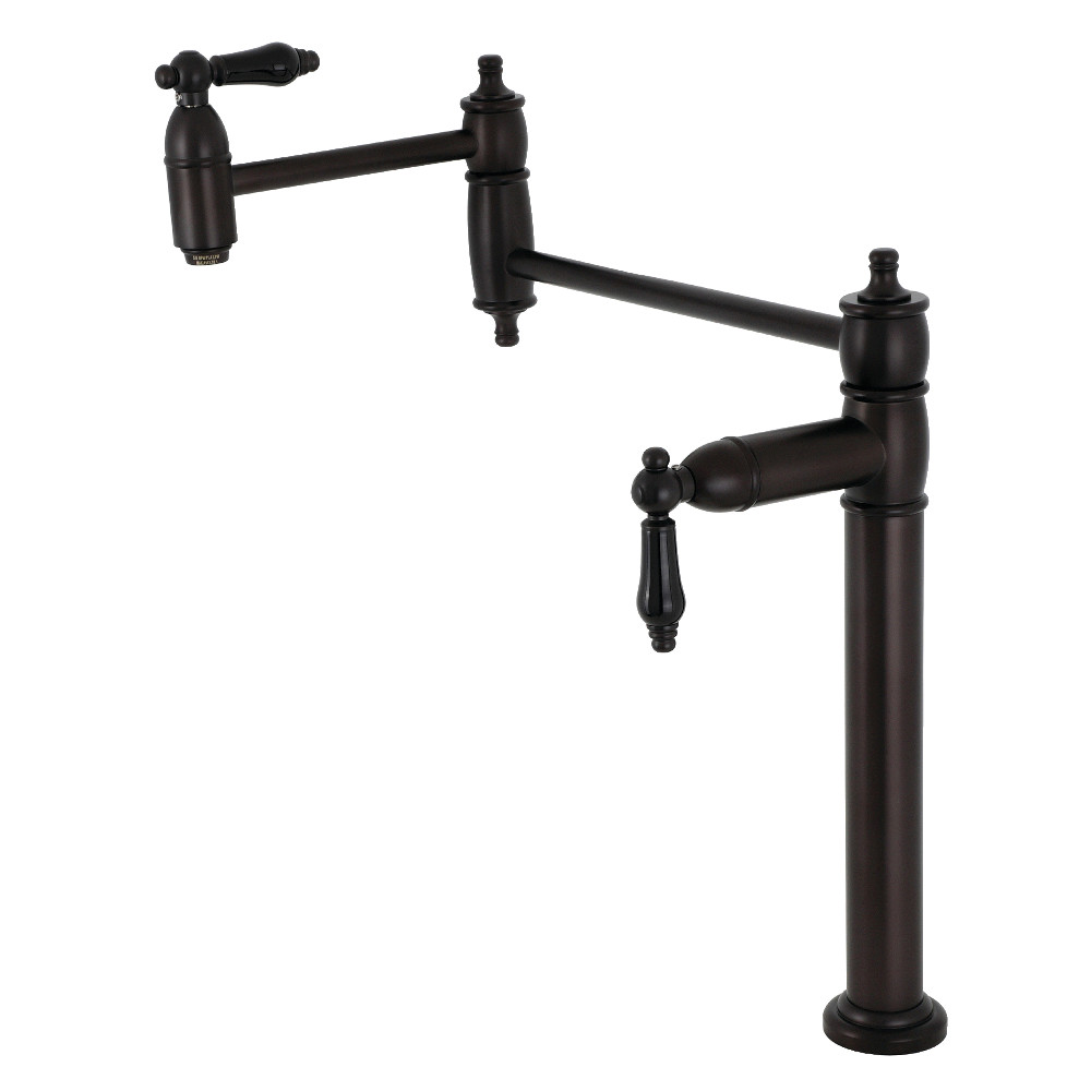 18.44 in. Duchess Deck Mount Pot Filler, Oil Rubbed Bronze -  KitchenCuisine, KI3549490