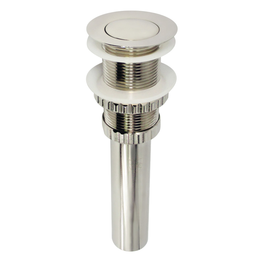 Picture of Kingston Brass EV8416 2.44 in. Coronet Push Pop-Up Bathroom Sink Drain without Overflow, Polished Nickel