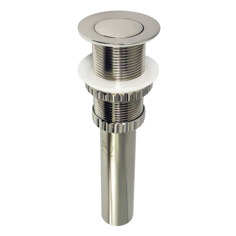 Picture of Kingston Brass EV8418 2.44 in. Coronet Push Pop-Up Bathroom Sink Drain without Overflow, Brushed Nickel