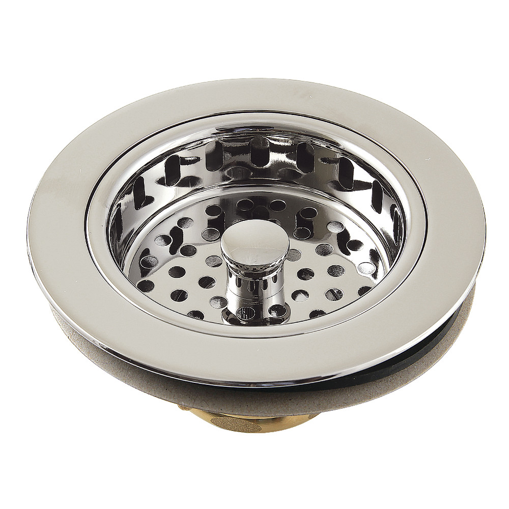 Picture of Kingston Brass KBS1006 2.5 in. Kitchen Sink Basket Strainer, Polished Nickel