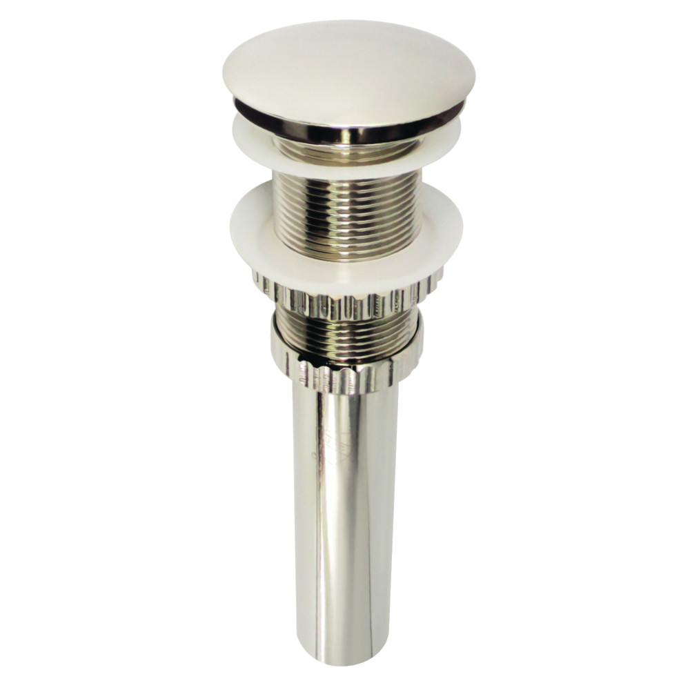 Picture of Kingston Brass EV8216 2.63 in. Coronel Push Pop-Up Bathroom Sink Drain without Overflow, Polished Nickel
