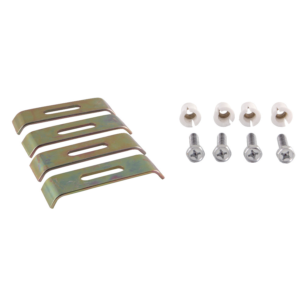 Picture of Kingston Brass KUHDWR4 Undermount Clip for Stainless Steel Sink, Brushed - 4 Piece