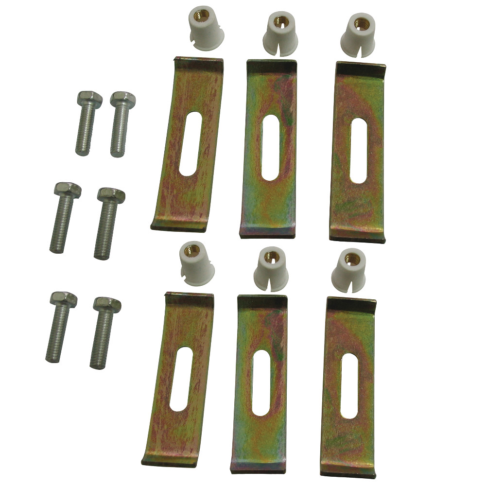 Picture of Kingston Brass KUHDWR6 Undermount Clip, Raw - Pack of 6