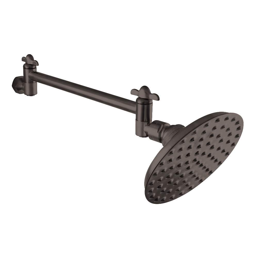 Picture of Kingston Brass CK135K5 5 in. Victorian Showerhead with High Low Adjustable Arm, Oil Rubbed Bronze