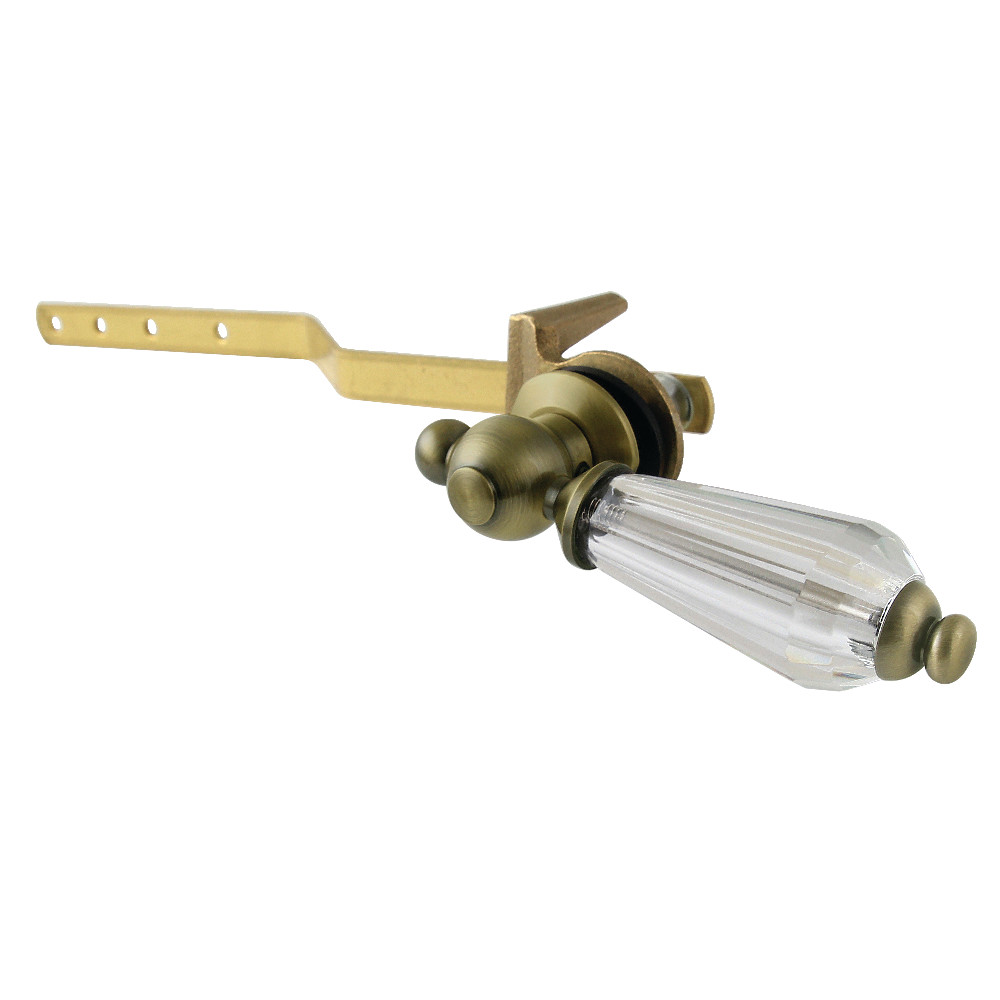 Wilshire Front Mount Toilet Tank Lever, Antique Brass