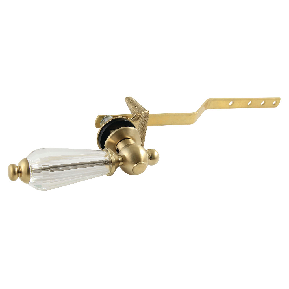 Wilshire Front Mount Toilet Tank Lever, Brushed Brass
