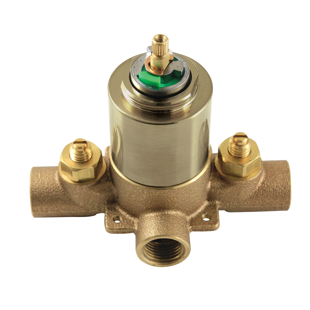 KB3637V Pressure Balanced Tub & Shower Valve, Brushed Brass