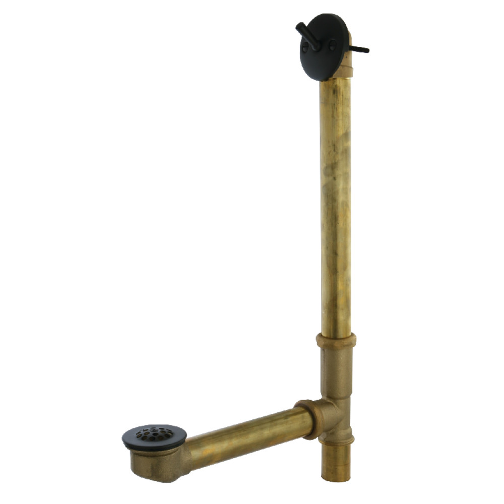 Picture of Kingston Brass DTL1165 21 in. Trip Lever Waste & Overflow with Grid, Oil Rubbed Bronze