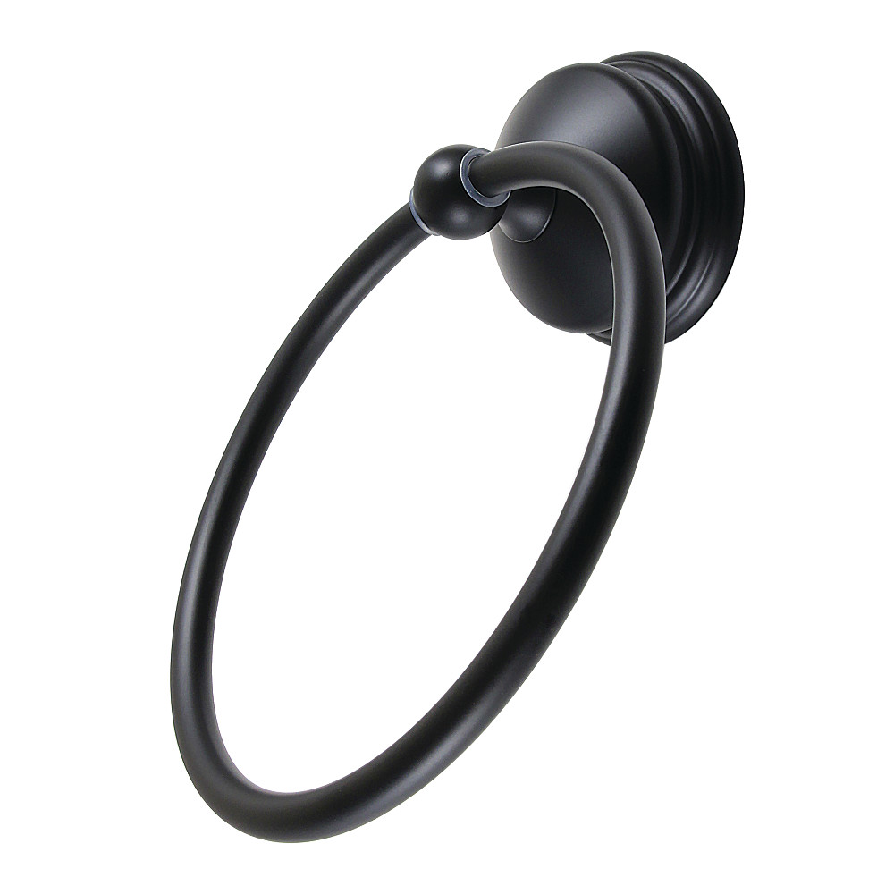 BA1164MB Vintage Towel Ring, Matte Black