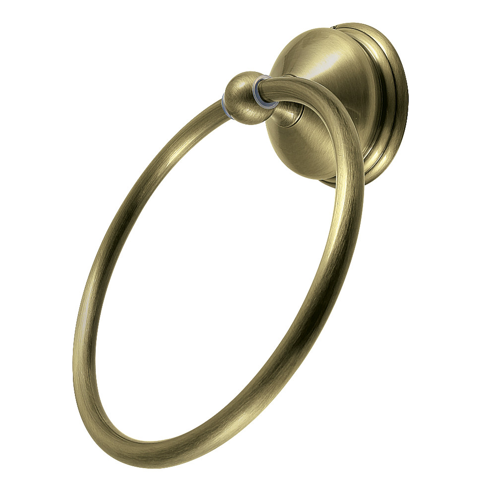 BA1164AB Vintage Towel Ring, Antique Brass