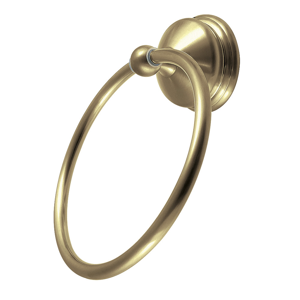 BA1164BB Vintage Towel Ring, Brushed Brass