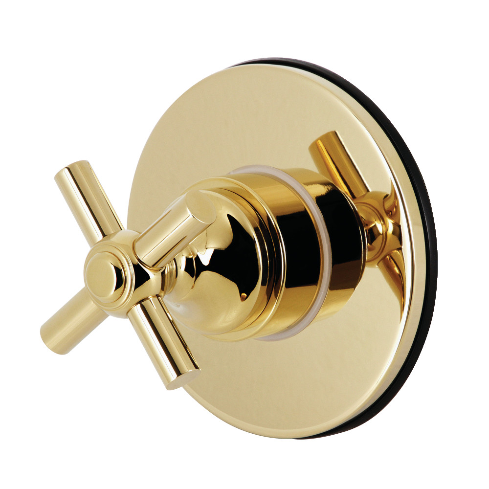 Elinvar 3-Way Diverter Valve with Trim Kit, Polished Brass