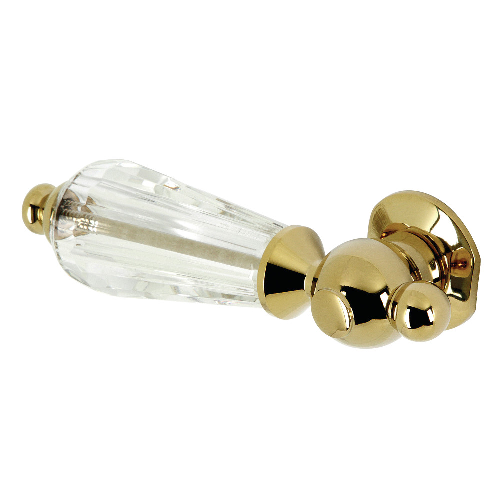 Wilshire Front Mount Toilet Tank Lever, Polished Brass