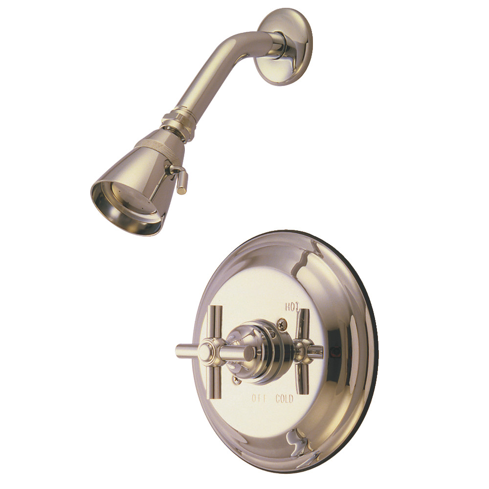 Shower Faucet, 2, Wall Mount, Brushed Nickel