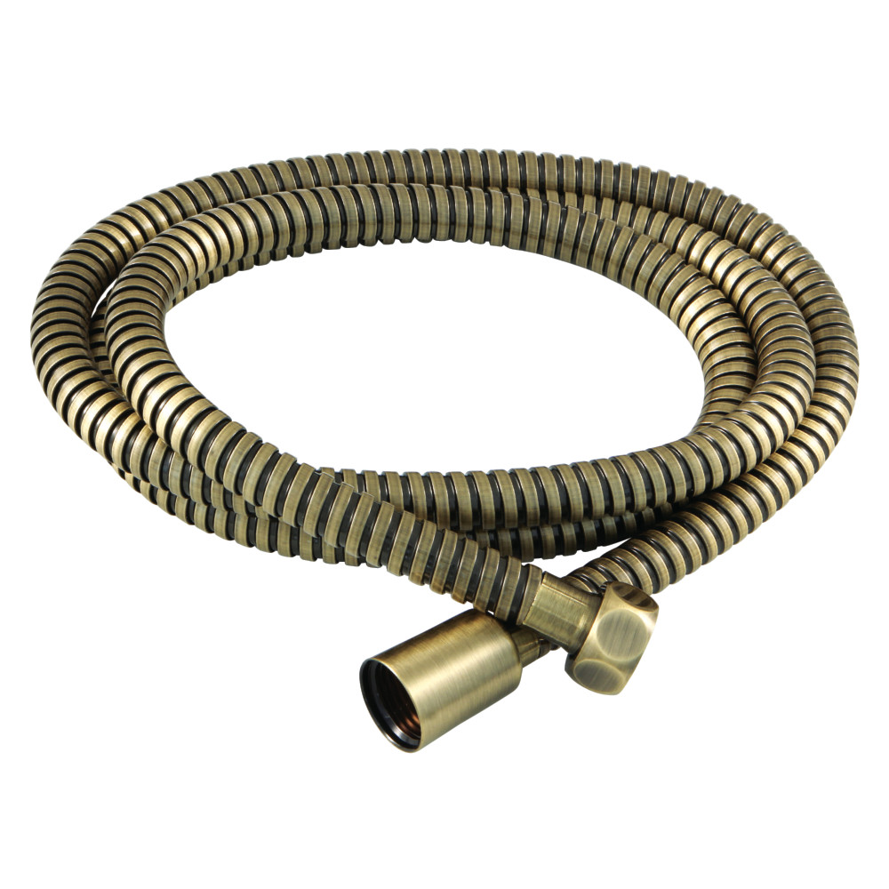 59 in. Vintage Shower Hose, Antique Brass