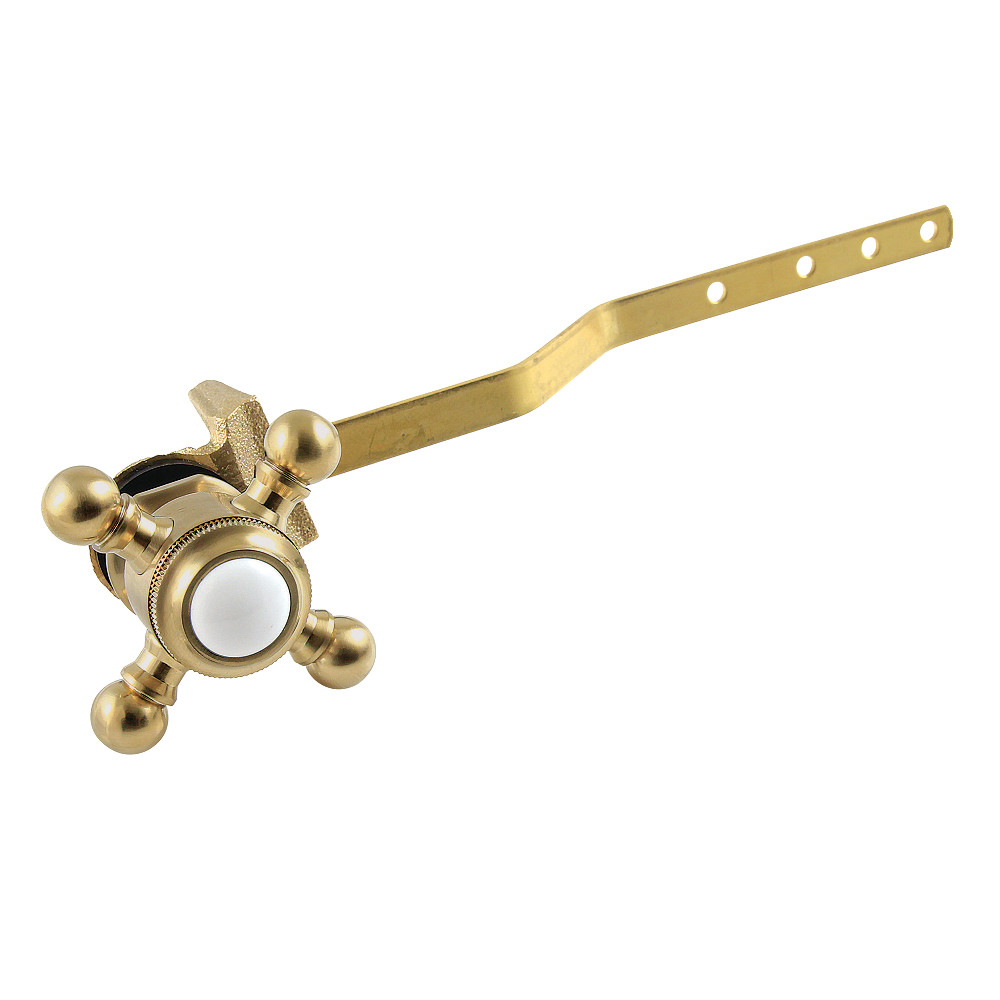 KTBX7 Buckingham Front Mount Toilet Tank Lever, Brushed Brass
