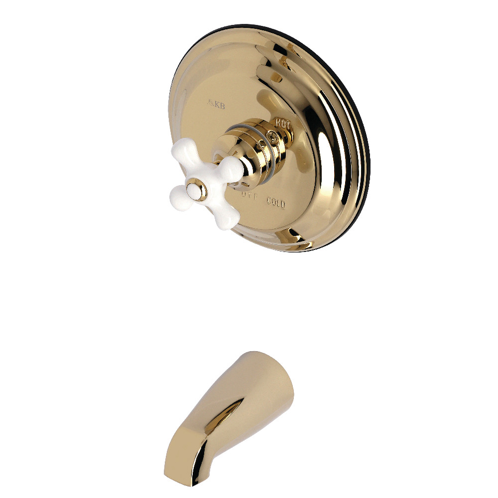 Tub Only, Polished Brass