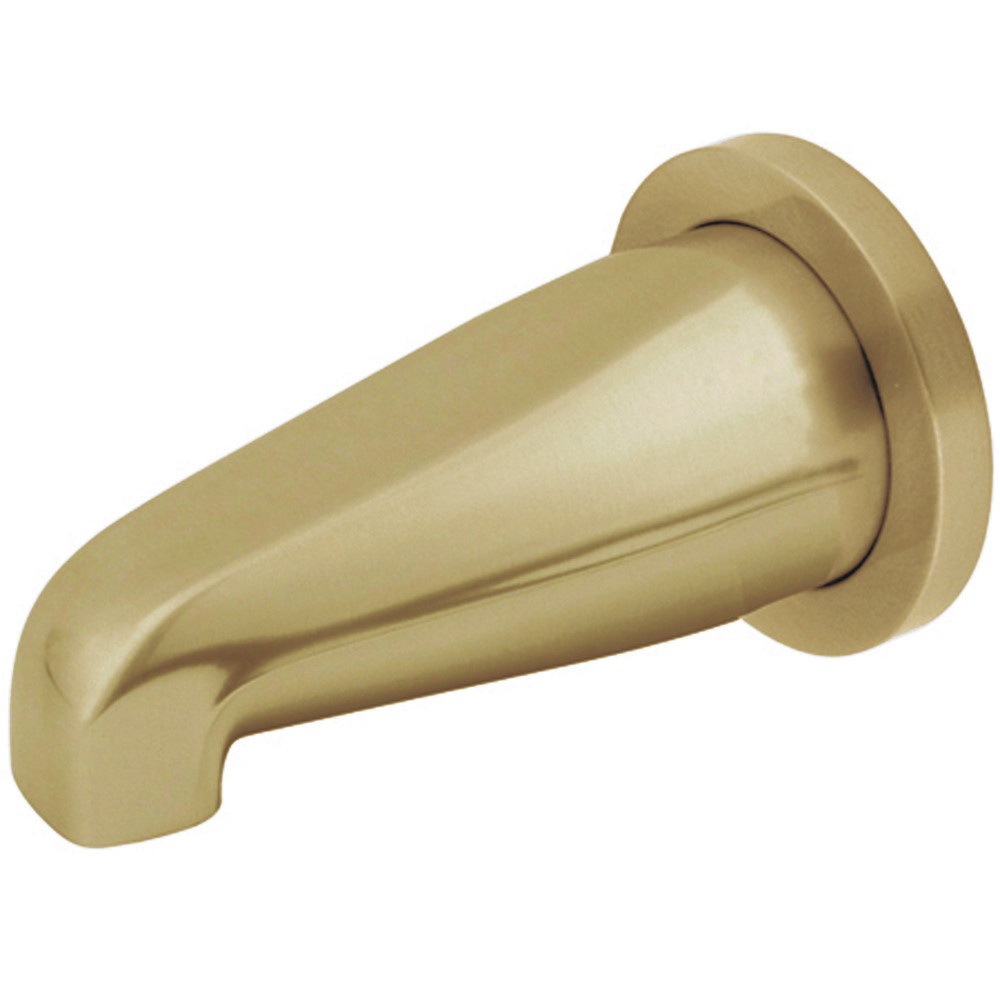 Picture of Kingston Brass K187E2 Non-Diverter Tub Spout with Flange, Polished Brass