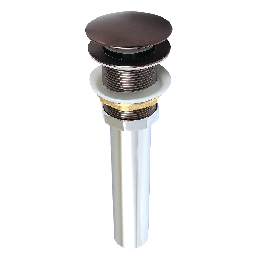 Trimscape Brass Pop Up Drain for Cast Iron Utility Sink, Oil Rubbed Bronze