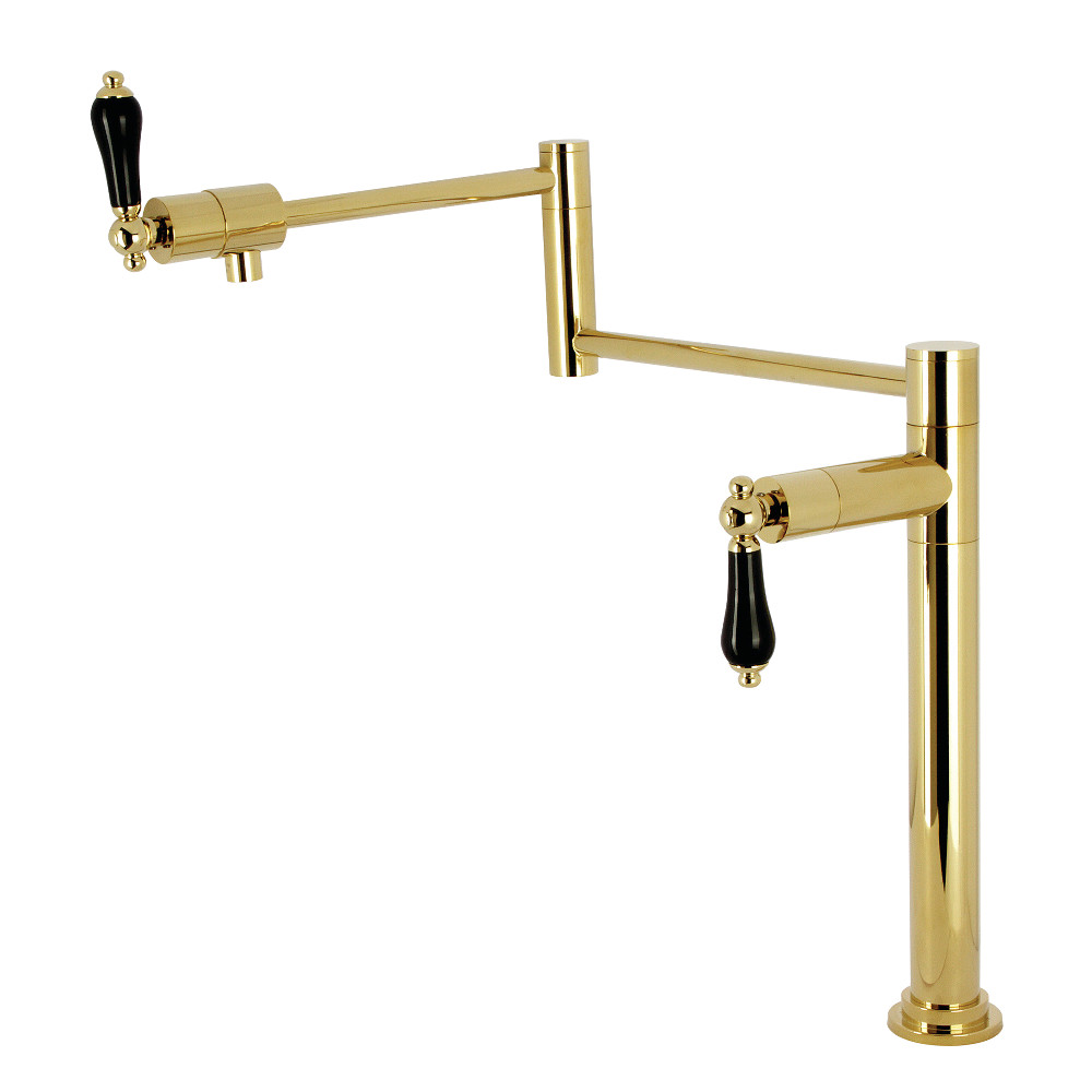 KS4702PKL Duchess Deck Mount Pot Filler Faucet, Polished Brass -  Kingston Brass