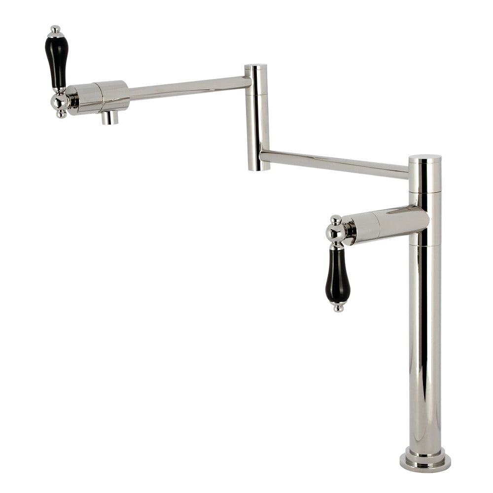 KS4706PKL Duchess Deck Mount Pot Filler Faucet, Polished Nickel -  Kingston Brass