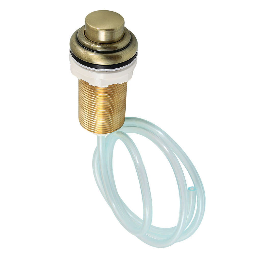 Picture of Kingston Brass KAT21AB Gourmetier Garbage Disposal Air Switch Button, Antique Brass