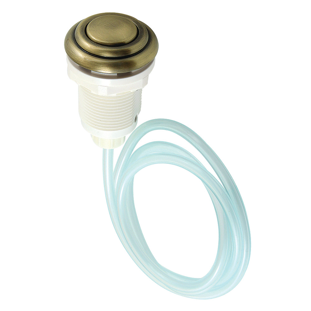 Picture of Kingston Brass KAT31AB Gourmetier Garbage Disposal Air Switch Button, Antique Brass