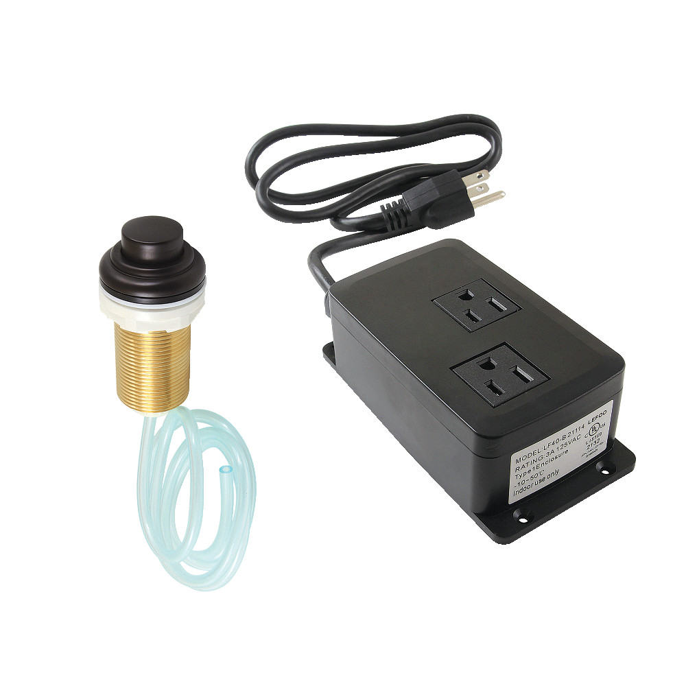 Picture of Kingston Brass KATDK215 Gourmetier Dual Outlet Garbage Disposal Air Switch Kit, Oil Rubbed Bronze