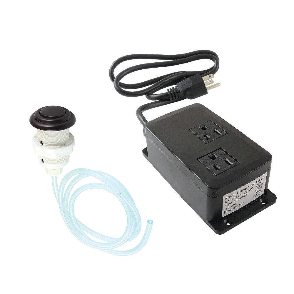 Picture of Kingston Brass KATDK315 Gourmetier Dual Outlet Garbage Disposal Air Switch Kit, Oil Rubbed Bronze