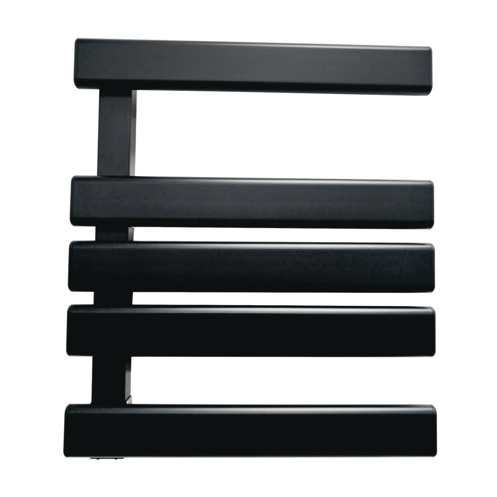 Metzinger Aluminum Wall Mount Towel Rack, Matte Black
