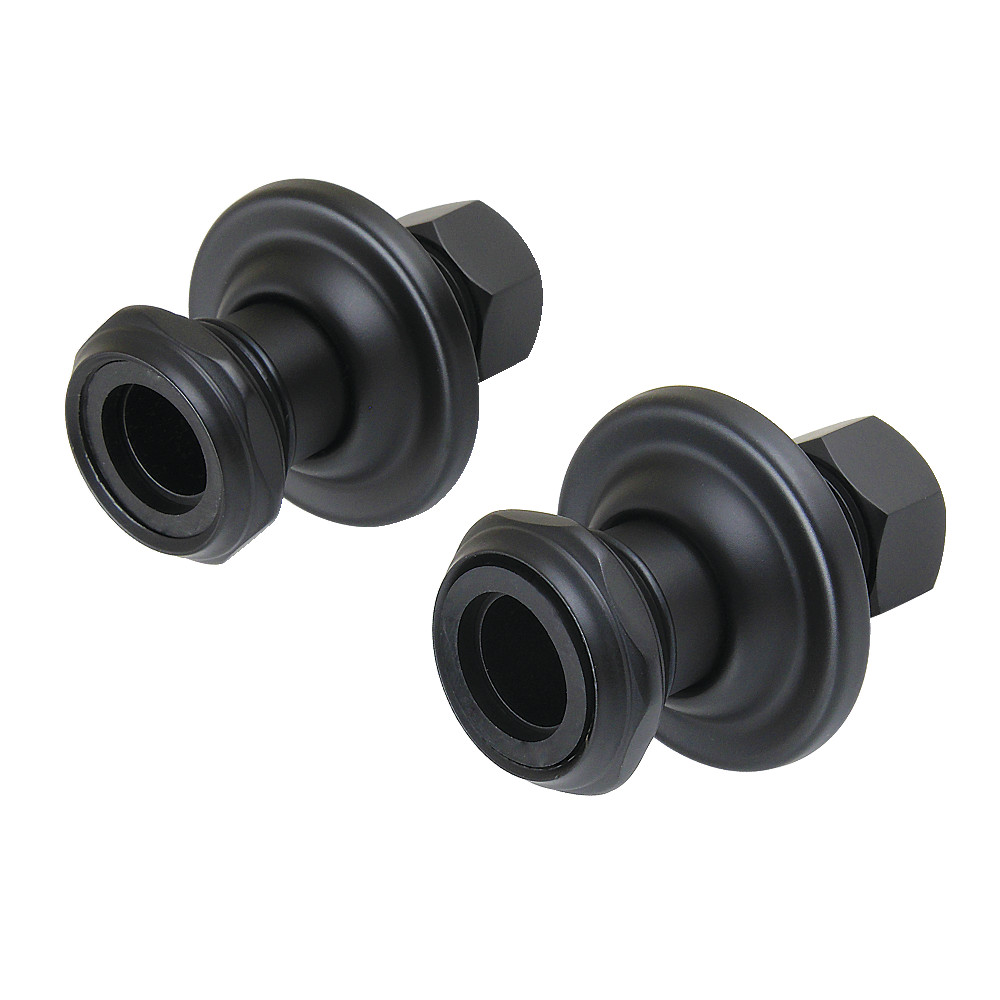 1.75 in. Vintage Wall Union Extension, Matte Black
