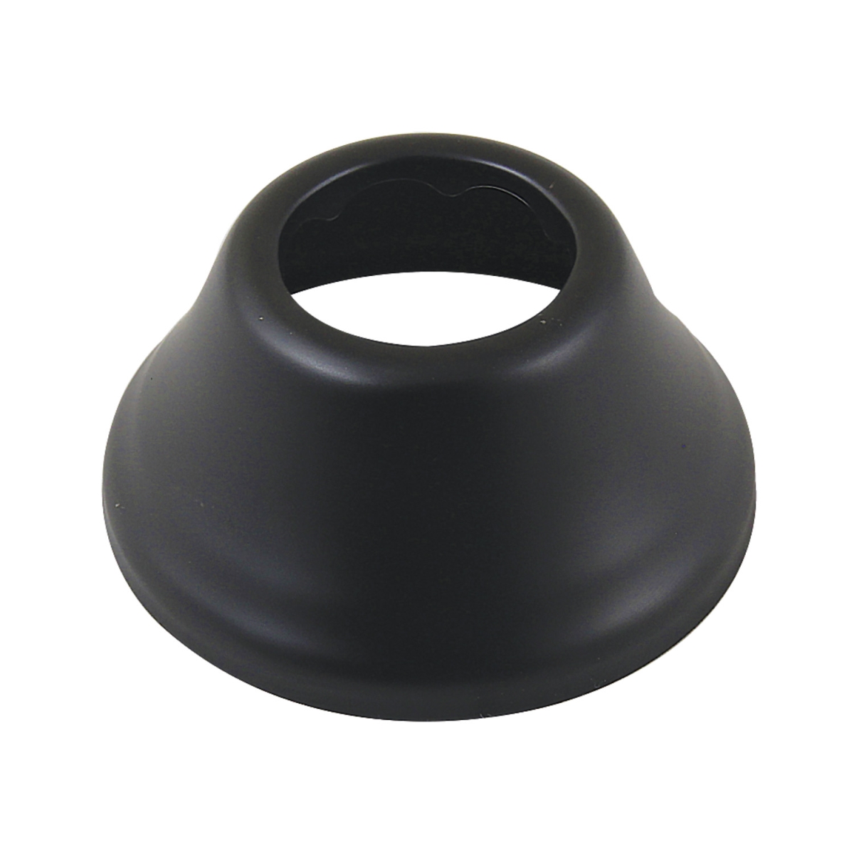 1.25 ID x 3 OD in. Bell Flange, Matte Black