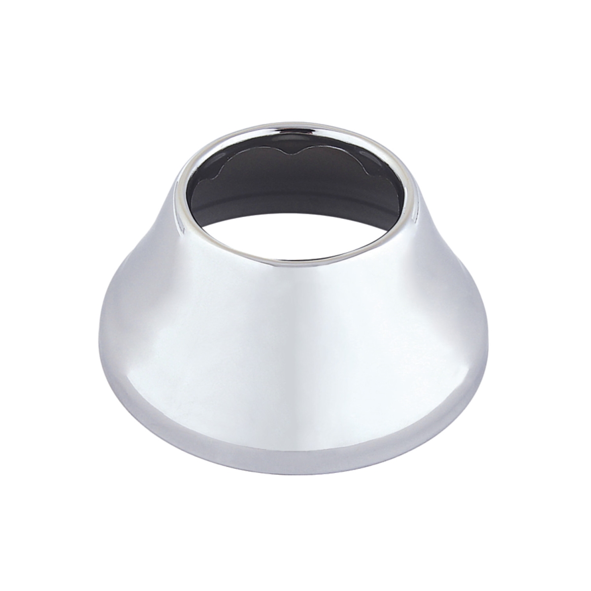 1.5 ID x 3 OD in. Bell Flange, Polished Chrome
